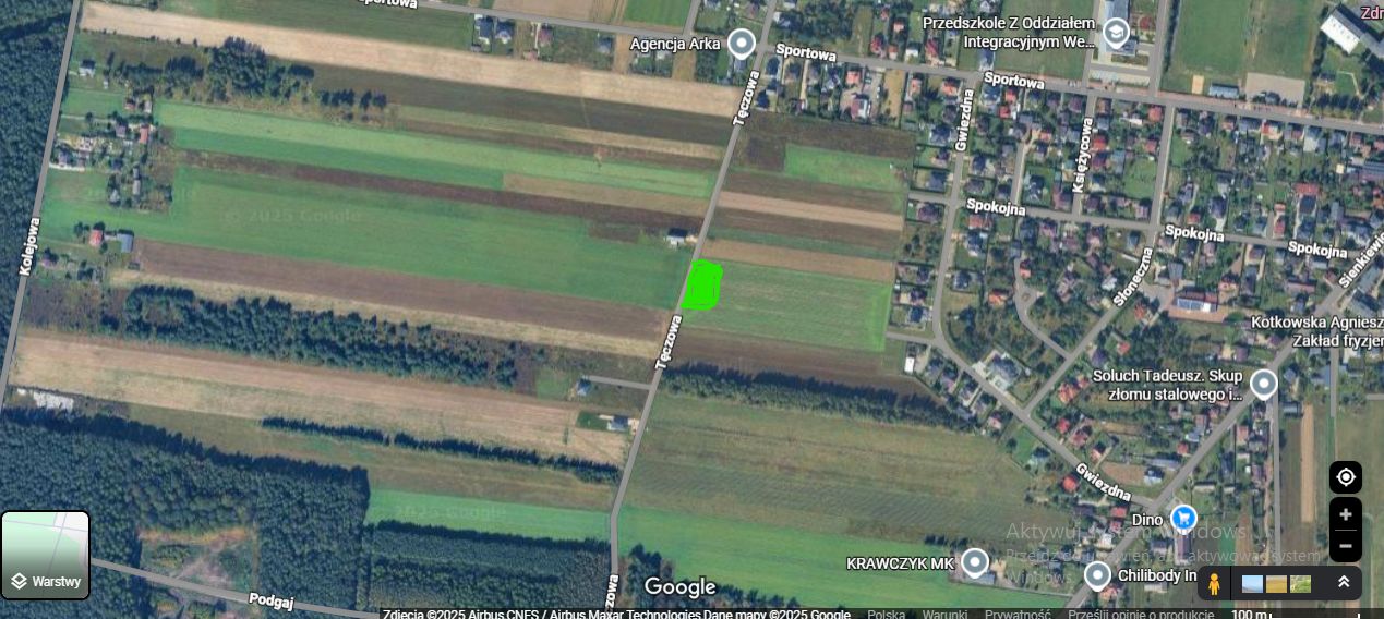 Działka budowlana Wręczyca Wielka, ul. Tęczowa