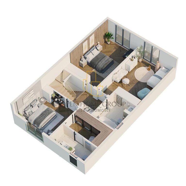 bliźniak, 5 pokoi Iwiny. Zdjęcie 11