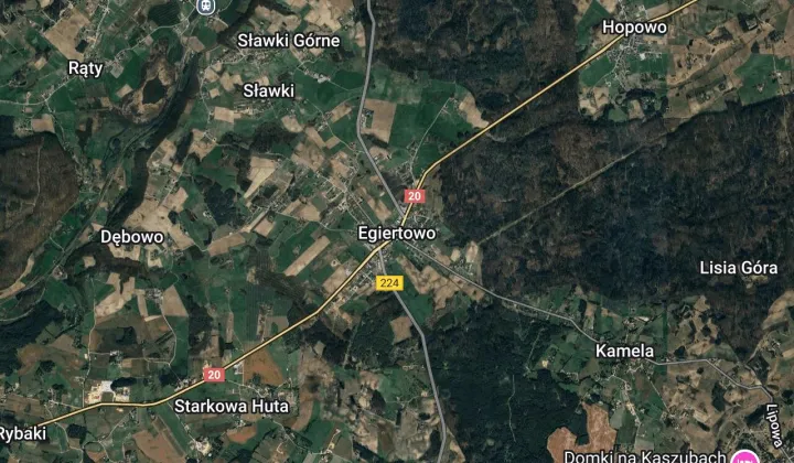 Działka inwestycyjna Egiertowo