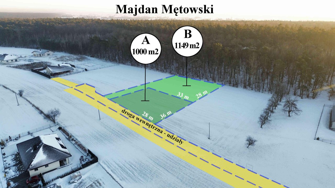 Działka budowlana Majdan Mętowski, ul. Jagodowa