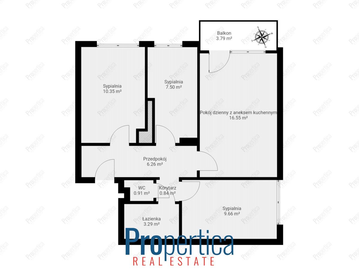 Mieszkanie 3-pokojowe Warszawa, ul. Mokra. Zdjęcie 14