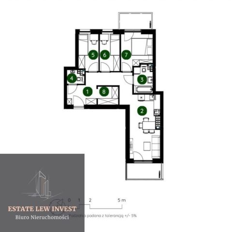 Mieszkanie 4-pokojowe Kraków, ul. Agatowa. Zdjęcie 8