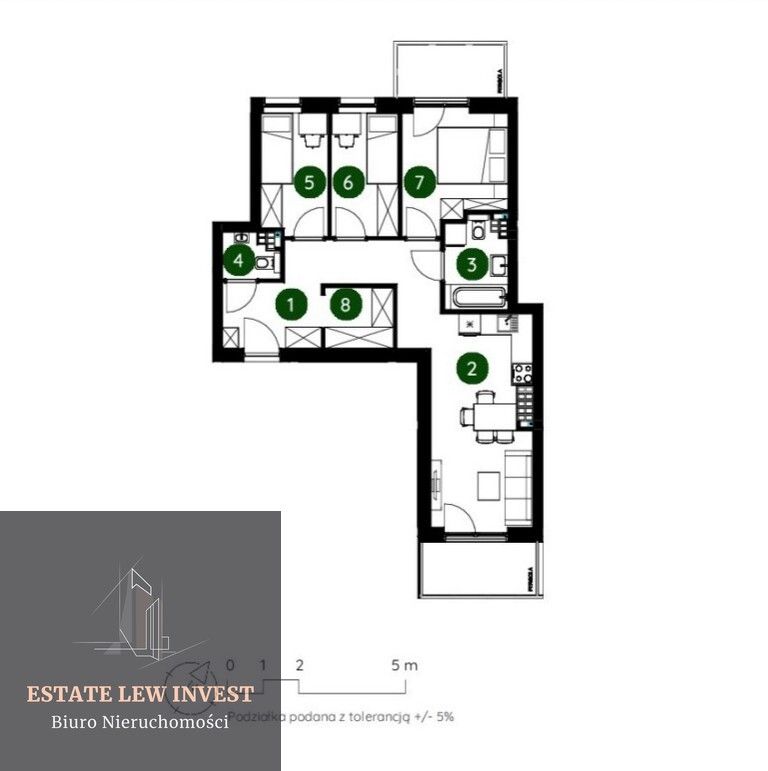 Mieszkanie 4-pokojowe Kraków, ul. Agatowa. Zdjęcie 8