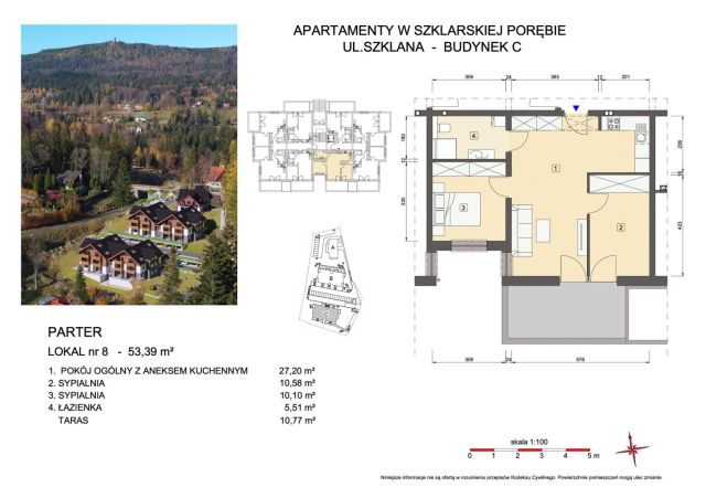 Mieszkanie 3-pokojowe Szklarska Poręba. Zdjęcie 11