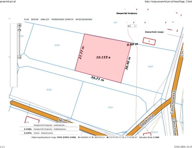 Działka budowlana Przechlewo, ul. Człuchowska. Zdjęcie 1