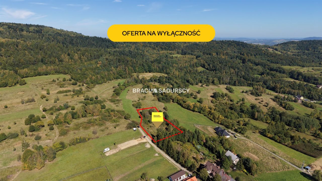 Działka budowlana Sucha Beskidzka. Zdjęcie 1