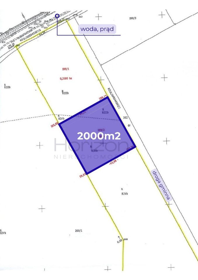 Działka budowlana Rusowo. Zdjęcie 3