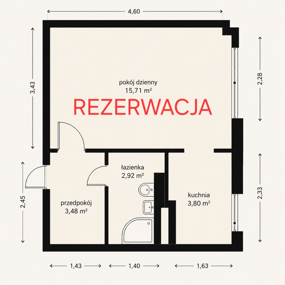 Mieszkanie 1-pokojowe Gdańsk Przeróbka, ul. Bajki. Zdjęcie 1