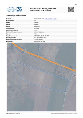 Działka rolna Gniewino Cegielnia, ul. Mostowa. Zdjęcie 1