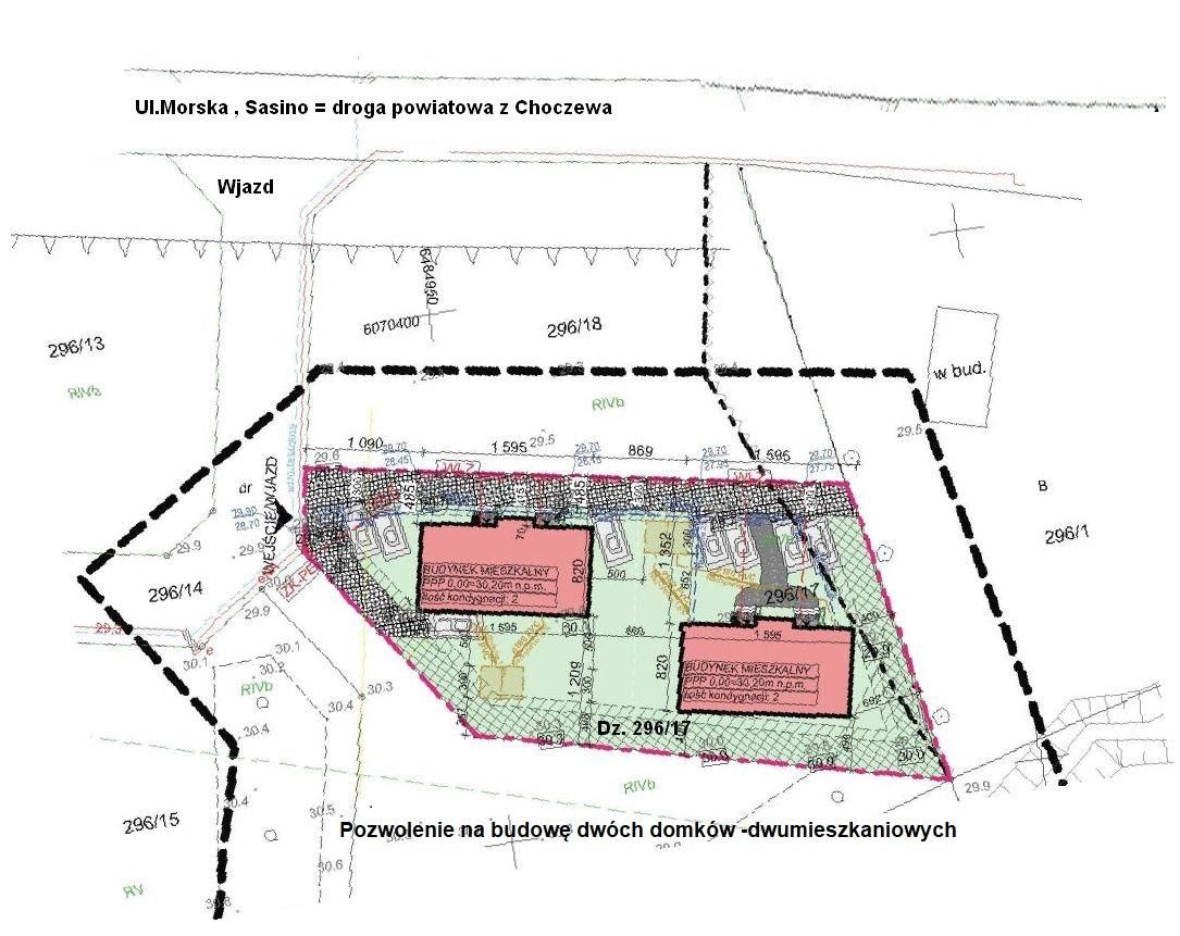 Działka budowlana Sasino, ul. Morska. Zdjęcie 3