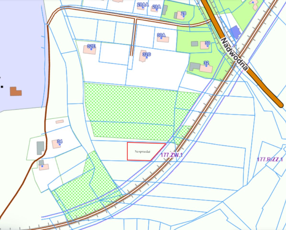 Działka rolna Kraków Nowa Huta, ul. Nadwodna. Zdjęcie 5