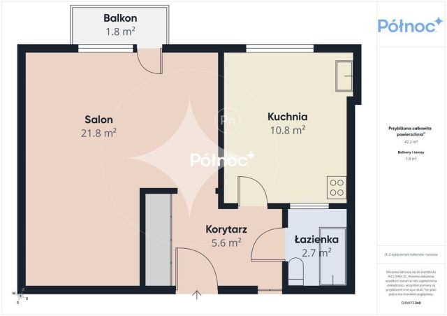 Mieszkanie 1-pokojowe Ełk Centrum, ul. Armii Krajowej. Zdjęcie 3