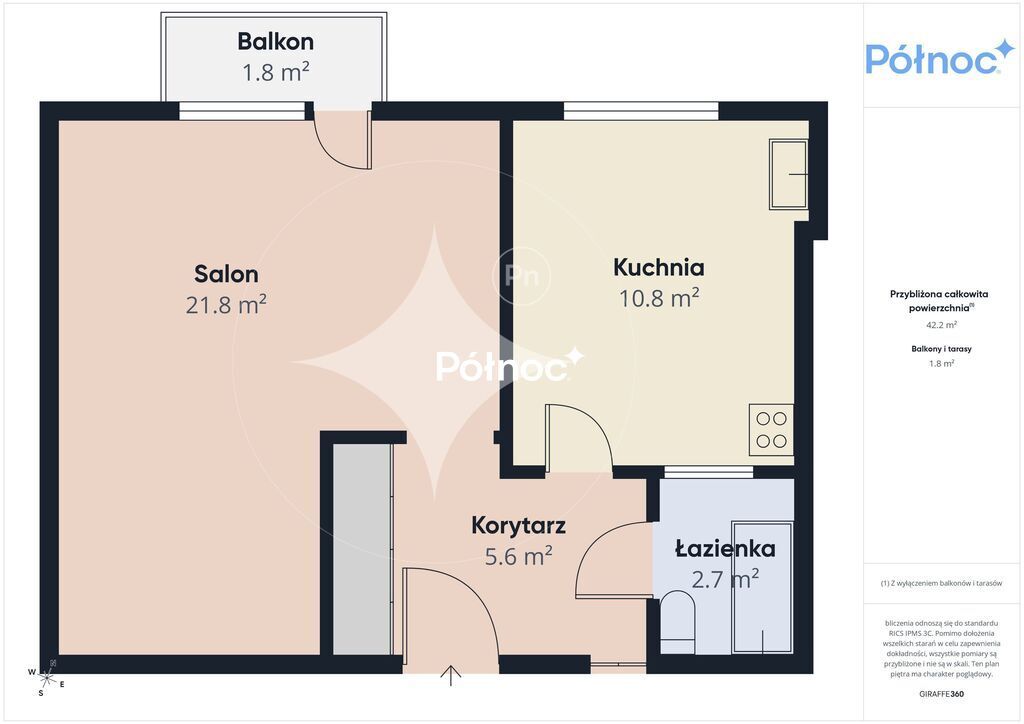 Mieszkanie 1-pokojowe Ełk Centrum, ul. Armii Krajowej. Zdjęcie 3