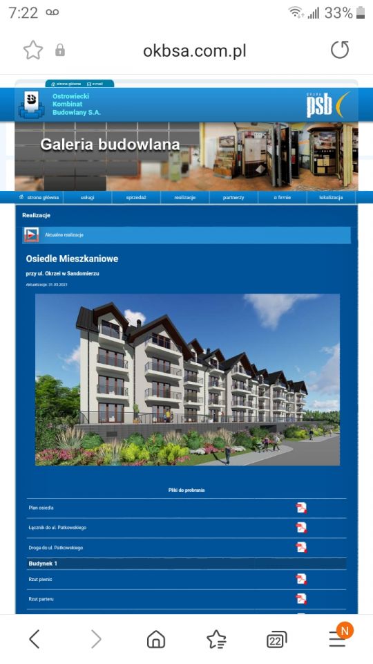 Mieszkanie 1-pokojowe Sandomierz Centrum, ul. Stefana Okrzei