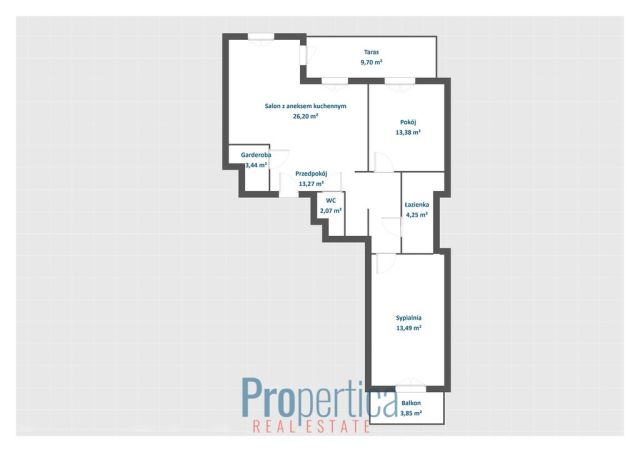 Mieszkanie 3-pokojowe Warszawa Wilanów, al. Rzeczypospolitej. Zdjęcie 15