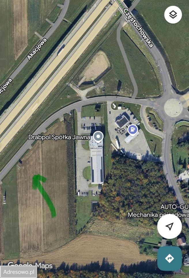 Działka inwestycyjna Mykanów. Zdjęcie 8