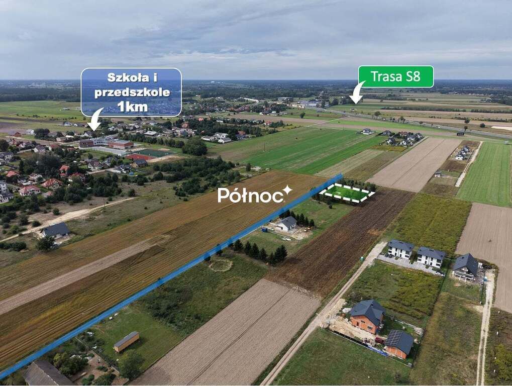 Działka budowlana Wola Rasztowska, ul. Dębowa. Zdjęcie 2