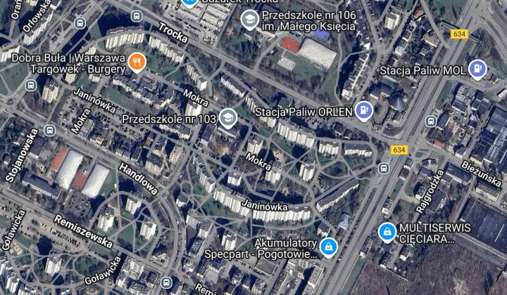 Pokój Warszawa Targówek, ul. Mokra