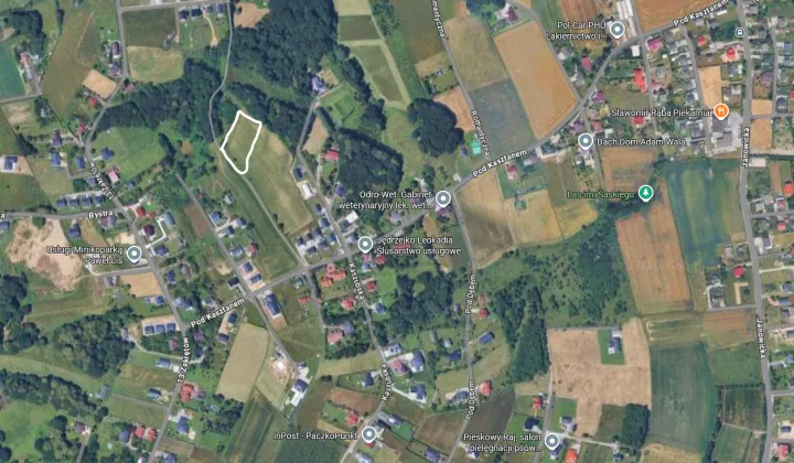 Działka budowlana Bielsko-Biała, ul. Pod Kasztanem