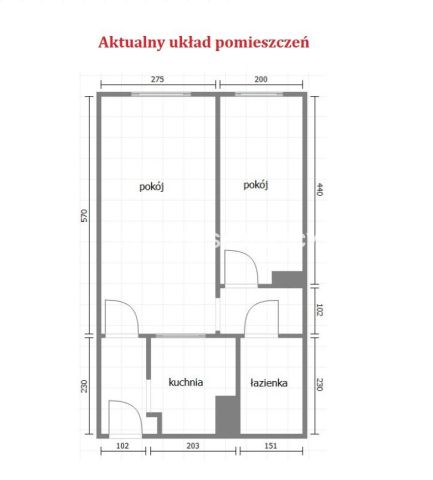 Mieszkanie 2-pokojowe Kraków Bieńczyce, os. Józefa Strusia. Zdjęcie 12