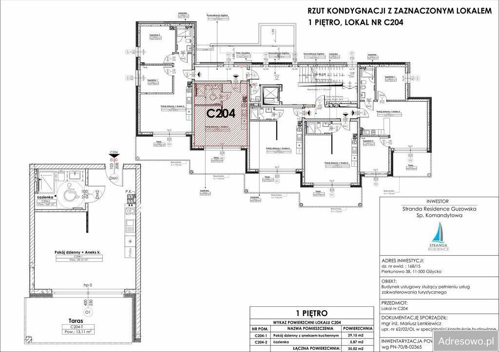 Mieszkanie 2-pokojowe Giżycko. Zdjęcie 5