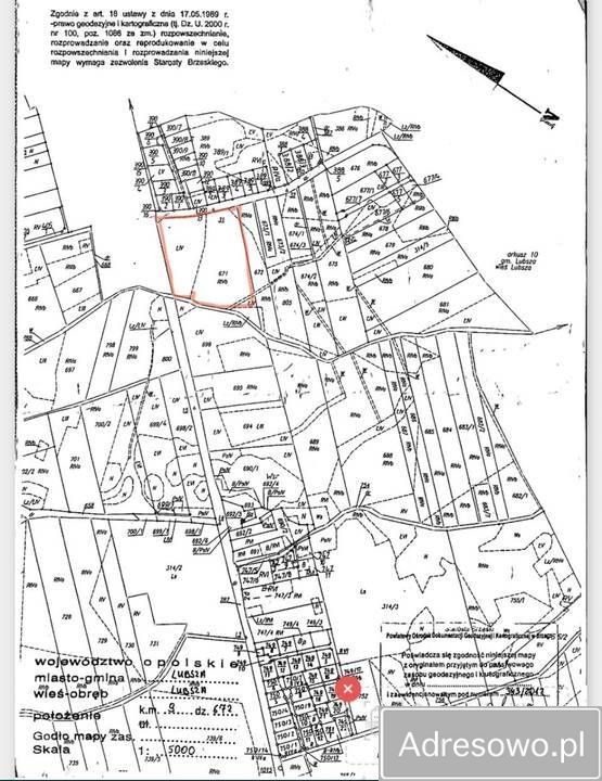 Działka budowlana Lubsza