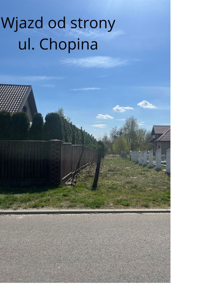Działka budowlana Rejowiec Fabryczny, ul. Fryderyka Chopina. Zdjęcie 2
