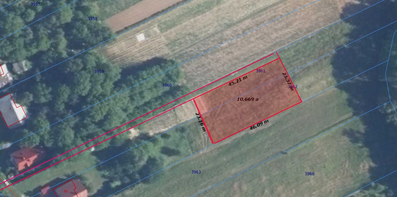 Działka budowlana Pruchnik Majasiówka, ul. Leśna