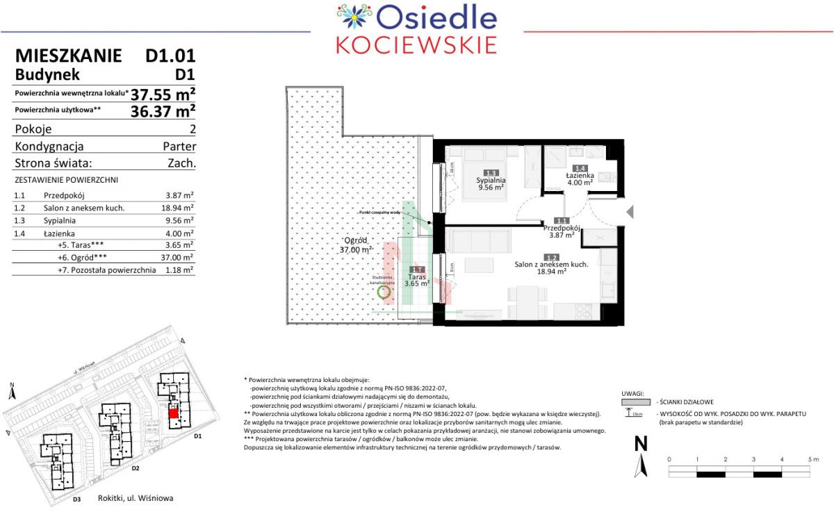 Mieszkanie 2-pokojowe Rokitki. Zdjęcie 17