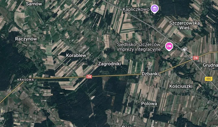 Działka rolno-budowlana Zagrodniki