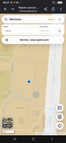 Działka budowlana Warszawa Ursynów, ul. Ludwinowska. Zdjęcie 1