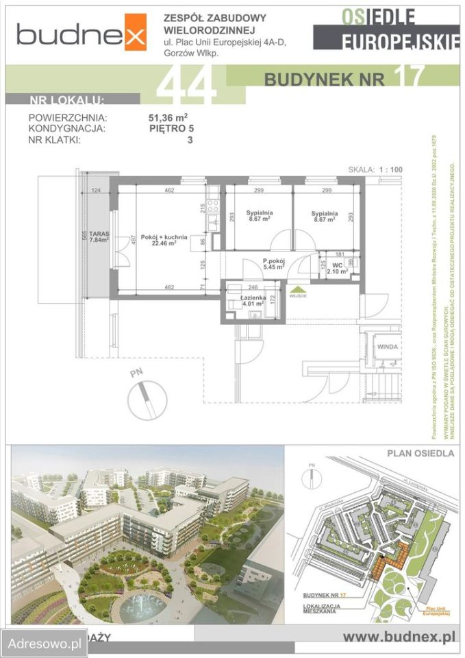 Mieszkanie 3-pokojowe Gorzów Wielkopolski. Zdjęcie 16