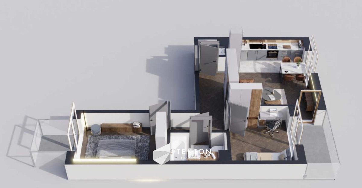 Mieszkanie 3-pokojowe Ząbki, ul. ks. Ignacego Skorupki. Zdjęcie 3