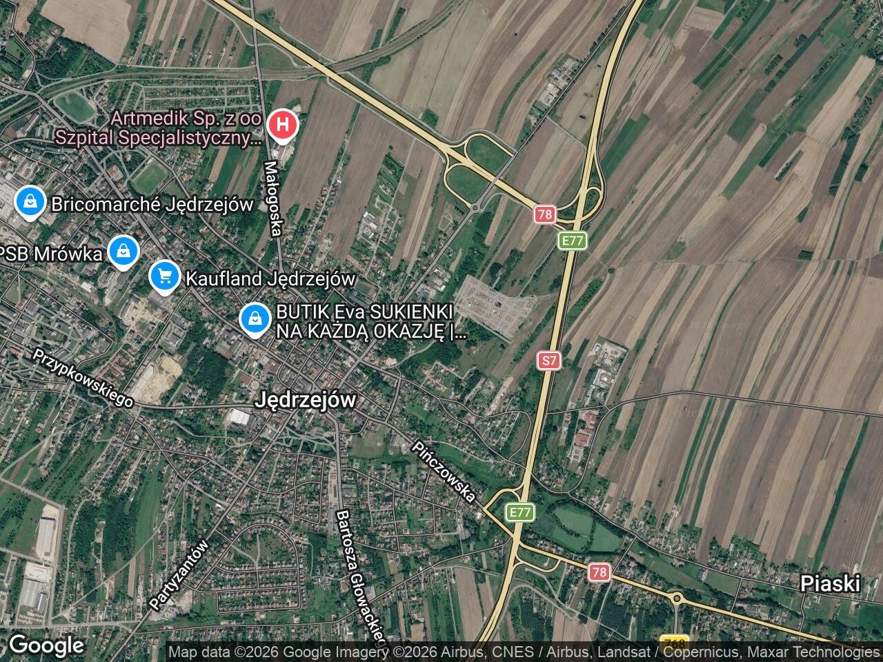 Działka Jędrzejów, ul. Brzozowa. Zdjęcie 1