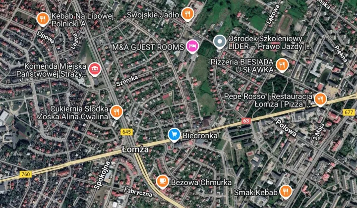 Działka rolna Łomża, ul. Bursztynowa