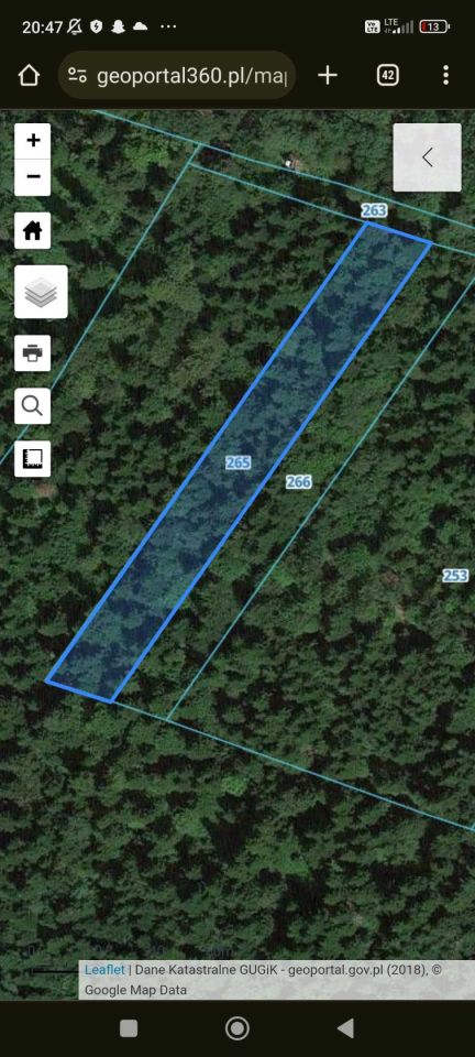 Działka leśna Kotów. Zdjęcie 2