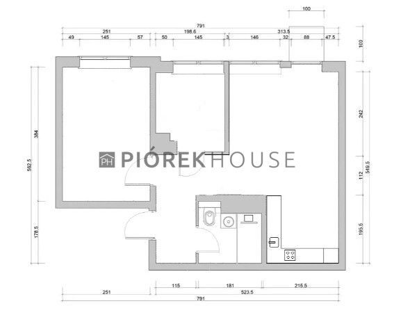 Mieszkanie 3-pokojowe Warszawa Bielany, ul. Jana Kochanowskiego. Zdjęcie 14