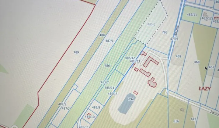 Działka budowlana Łazy