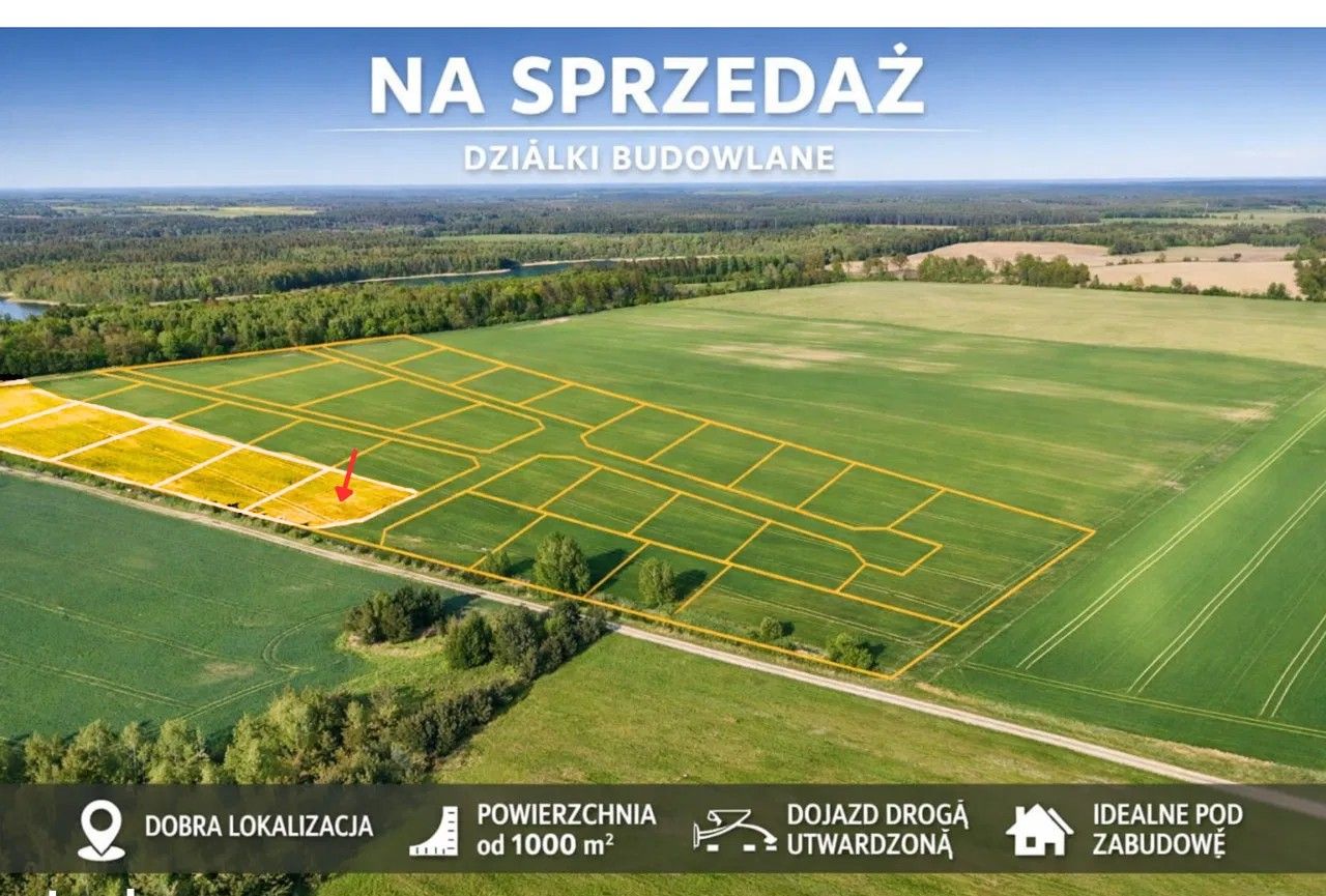 Działka rolno-budowlana Gąsiorowo Olsztyneckie. Zdjęcie 6