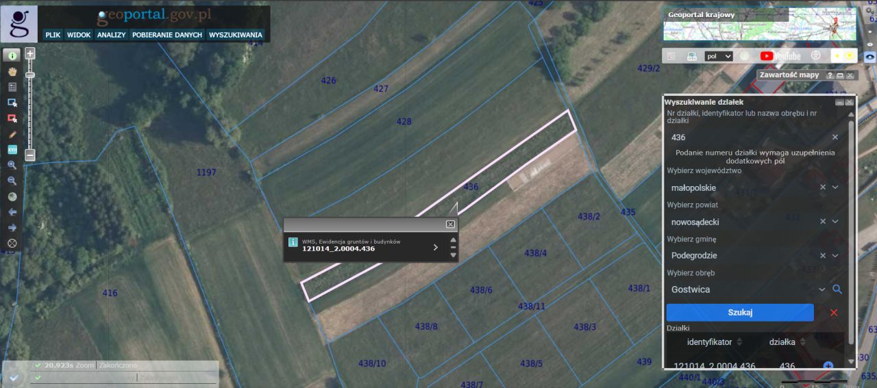 Działka rolna Gostwica Wierzchowina. Zdjęcie 2