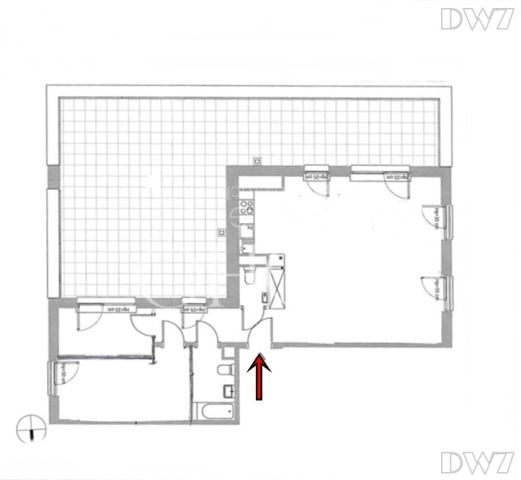 Mieszkanie 3-pokojowe Kraków Prądnik Biały, ul. Papierni Prądnickich. Zdjęcie 30