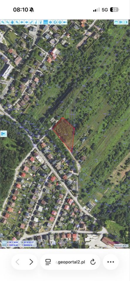 Działka budowlana Chrzanów, ul. L. Nowakowskiego. Zdjęcie 2