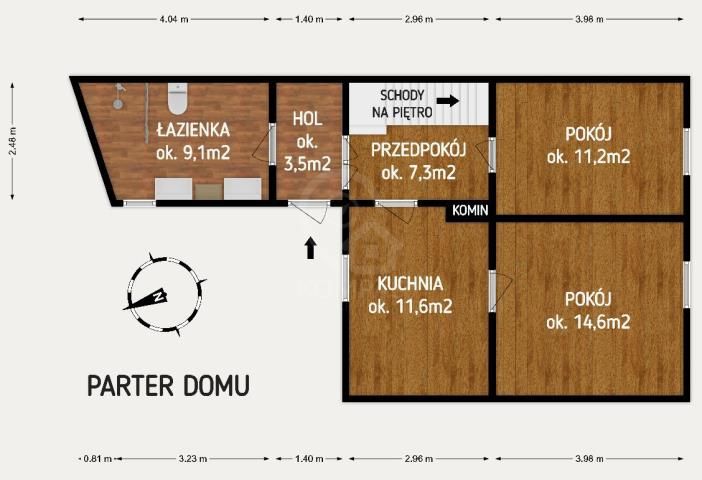 bliźniak, 4 pokoje Wrocław Fabryczna, ul. Małoszyńska. Zdjęcie 16