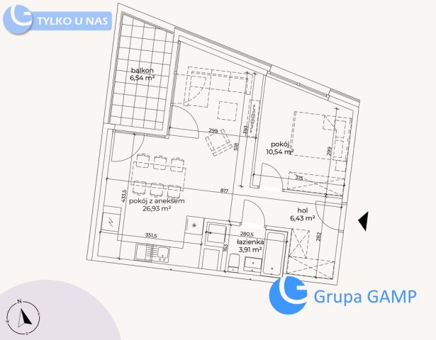 Mieszkanie 2-pokojowe Kraków Prądnik Czerwony, ul. Dominikanów. Zdjęcie 16