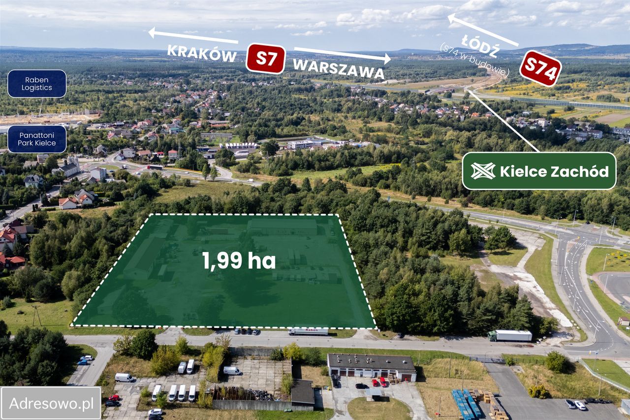 Działka inwestycyjna Kielce Niewachlów Pierwszy, ul. Bolesława Markowskiego. Zdjęcie 8