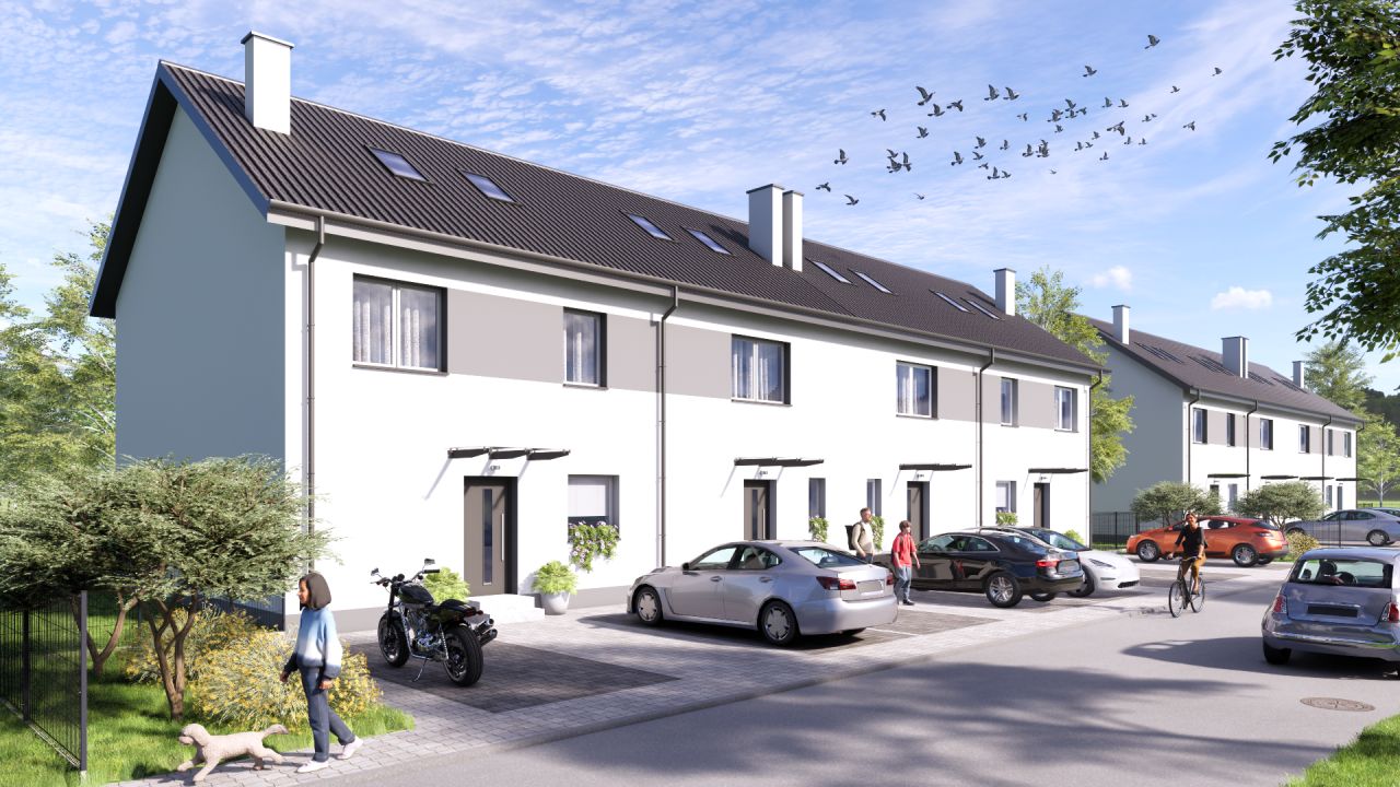 dom szeregowy, 5 pokoi Lewin Brzeski. Zdjęcie 2