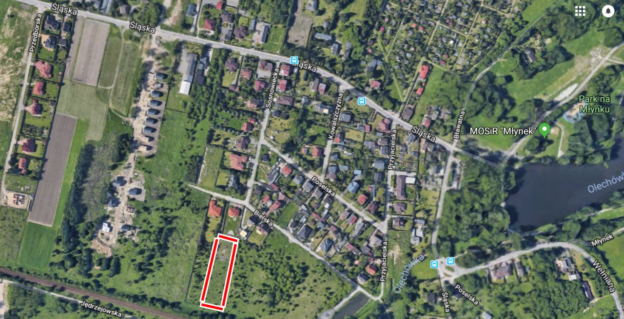 Działka budowlana Łódź Górna, ul. Sosnowiecka