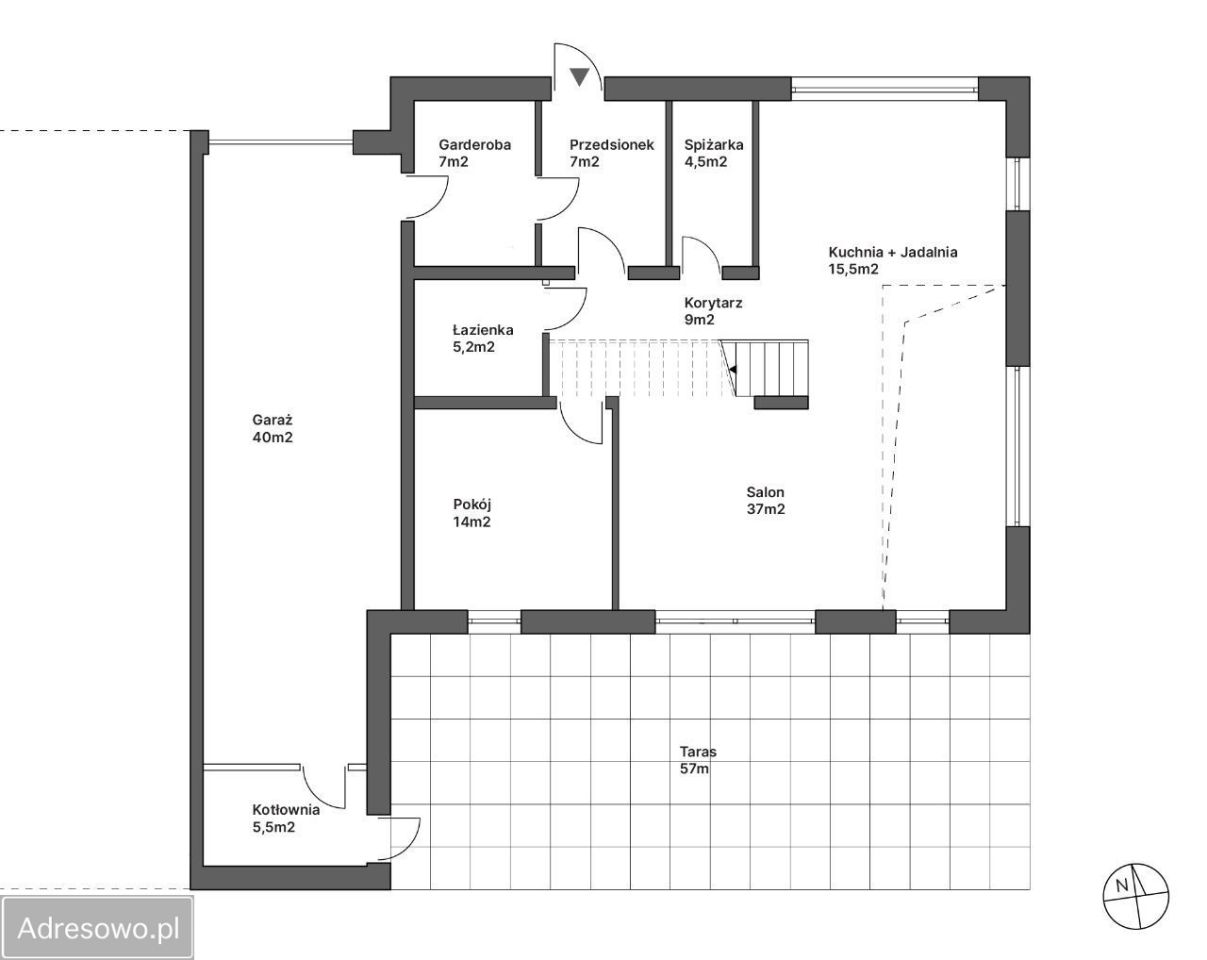 bliźniak, 6 pokoi Dys, ul. Gajowa. Zdjęcie 13