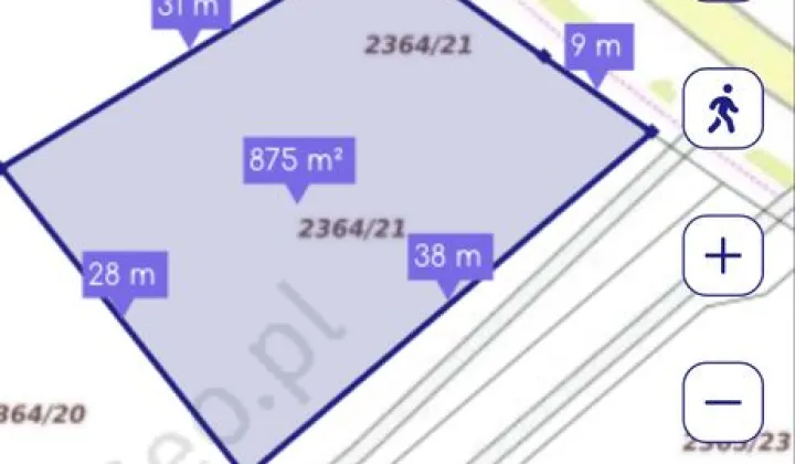 Działka budowlana Mielec, ul. Wolności