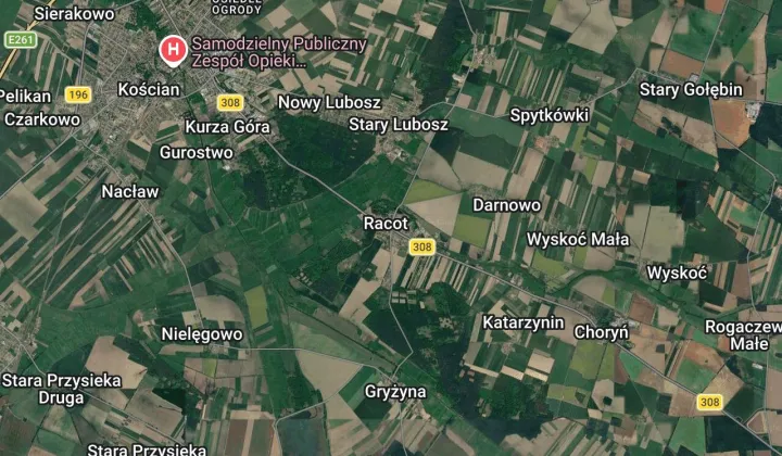Działka inwestycyjna Racot